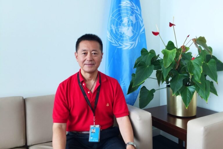 江广富在联合国的办公室